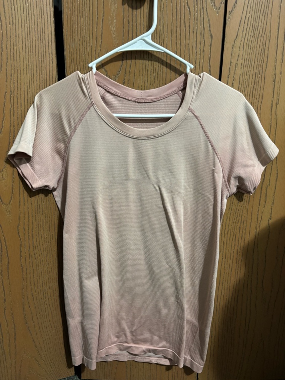 lululemon athletica Blush Pink Short Sleeve Swiftly Tech